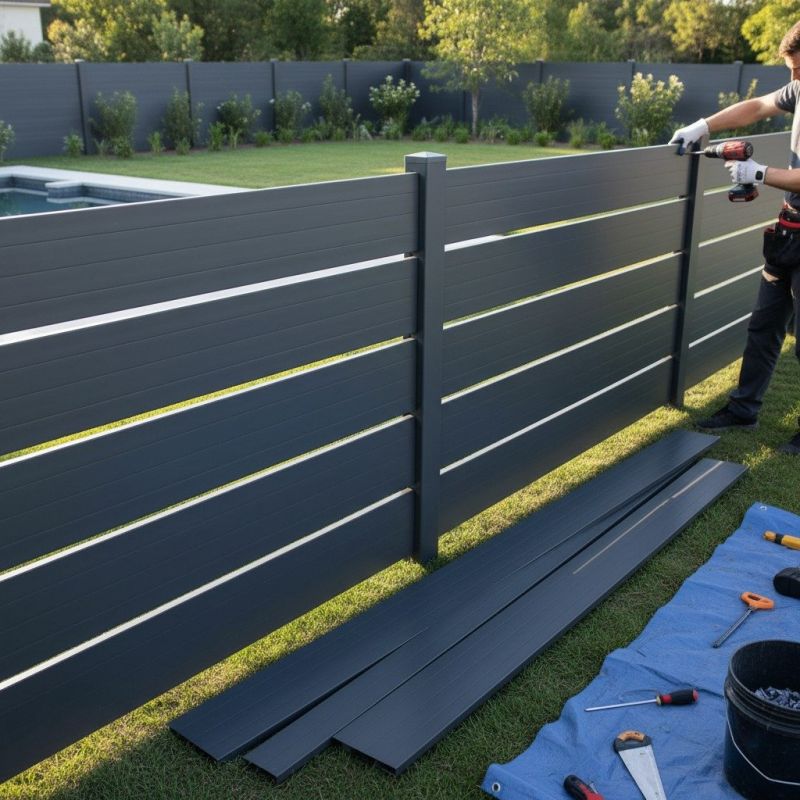 Composite Fence Installation detail